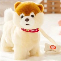 아이보 강아지 Robot Dog Interactive Dog Electronic Toys Plush Puppy Pet Walk Bark Leash Teddy Toys For Chi, Sky blue