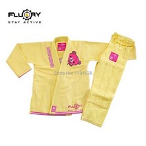 주짓수도복 Fluory 여성 브라질 주짓수 곰 자수