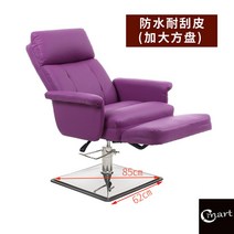 미용실 체어 헤어샵 의자 인테리어 리프트 북유럽 샵 마사지, 일반, 고정, 퍼플방수사각빅팬배달데크