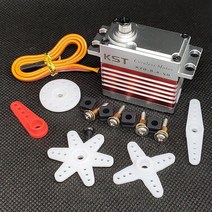 lofty KST X20-8.4-50 8.4V 45kg 0.15 초 표준 또는 180 학위 서보 모터 UAV RC 자동차 로봇 보트, [05] X20-8.4-50-F 180