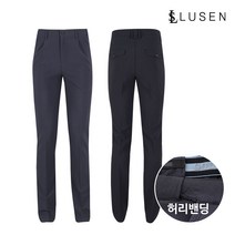 루센 남성 여름용 카치온 원턱 골프팬츠 BM-40