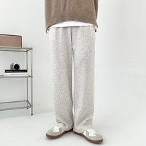 남녀공용 데일리 와이드 밴딩 스판 스웻 트레이닝 바지 팬츠 빅사이즈