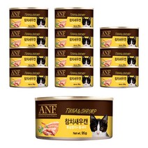 ANF 캣 참치 새우 캔 95g 12개, 단품