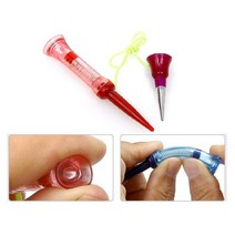 분실 적은 세련 컬러 골프 미들티+숏티 (2종 1set) 마킹 볼마크 필드 클립