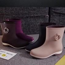 봄신상 여자장화 비올때신발 여성레인부츠 신발커버