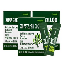 힐링 제주감태 100% 감태추출분말, 3개, 36g