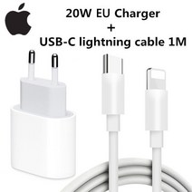 고속 충전기 무선 아이폰 8 플러스 X XS 11 12 용 애플 케이블용 오리지널 20W USB-C 전원 어댑터 13 미니, 03 EU charger add cable