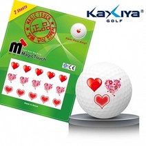 위dmnsu_카시야 골프공 스티커 매직터치 하트플라워 볼마커 마킹 악세사리 데코♥sus, ♥susater
