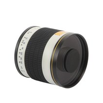 캐논 니콘 펜탁스 DSLR 카메라 용 화이트 500mm F6.3 수동 고정 초점 망원 미러 렌즈 T2 마운트 어댑터 링, 11 L-마운트
