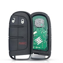 KEYYOU교체용 5 버튼 스마트 리모트 키 지프 그랜드 체로키 4332013 용 M3N40821302 Fob MHz 닷지 저니 챌린지, For Dodge+Model 3