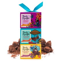 Monty Bojangles - Cocoa Dusted 몽티 보장레스 크리스마스 트러플 초콜릿 헤이즐넛 기프트타워 300g