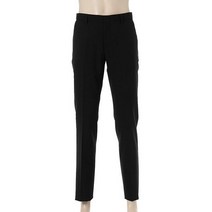 [킨록] [2] 블랙 울혼방 슬렌더핏 팬츠 KMFVP12 (P000310999)