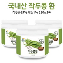 작두콩환 국산 100% 국내산 고 함유량 제품, 3통, 230g