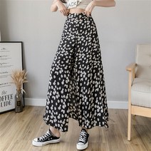A라인 롱 스커트 바지 스타일 유니크 모던 러블리 페미닌 여성 스커트 시크