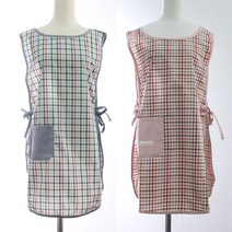 시둥마켓 +[시둥마켓]+_ 꽃무늬앞치마 하프앞치마 교사앞치마 귀여운앞치마 까페앞치마, 빈티지 체크 원피스 앞치마 요리앞치마 카페앞치마, 무지레드