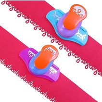 MIAO JIN 2피스 크래프트 펀치 헤밍 빅 툴 엣지 페이퍼 핸드 스크랩북 팬시 보더 DIY 아트 스크랩북 기프트 카드 웨딩 장식 116725, style 2