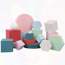 촬영용 전시대 디스플레이 작품 박스 받침대 소품, 흰색육각형9X2CM0x0cm