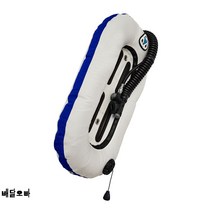 bcd 스쿠버다이빙 아쿠아나 AKUANA 알루미늄 25 30 파운드 백플레이트, 환청색 앞뒤가 희다