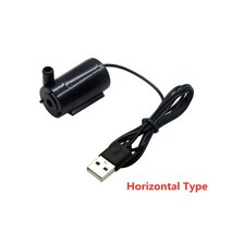 가압펌프 소형 마이크로 잠수 할 수있 수도 펌프 DC 5V USB 저소음 브러시리스 모터 Pump120LH, 03 Horizontal Type