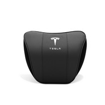 테슬라 2017-2022 model 3 model Y 베개 목 등받이 의자 베개 스페이스 메모리 베개 제품 인테리어 리폼 액세서리, 베고 죽는다   검은색, 1개