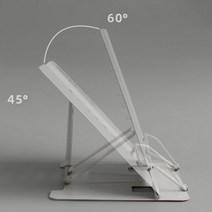 휴대용독서대 각도조절 접이식 미끄럼방지 파스텔컬러, 블루