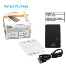 무선 라우터 인터넷 공유기 와이파이 미니 리피터 범위 확장기 브리지 액세스 포인트, 2.EU plug - with Retail Box