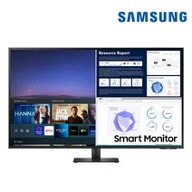삼성전자 107.9cm UHD 스마트 모니터 M7, LS43AM700UKXKR