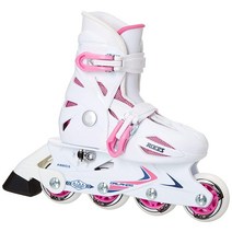 Roces Roces 400687 Model Orlando III Kids Inline Skate US 13jr-3, 03 화이트/핑크_01 US 13jr-3