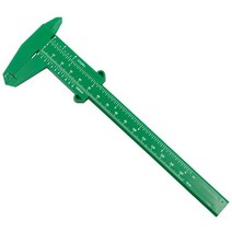 DIY 측정 도구 목공 금속 가공 배관 모델 만들기 150mm 버니어 캘리퍼스 조리개 깊이 직경 측정 도구, 07 Green
