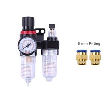 유수분리기공압 필터 AFR-2000/A고성능-2000 압축기 레귤레이터 용 PC 피팅 공기 수분 분리기 압력 오일 물, 07 A고성능-2000 PC6
