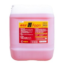 [직접생산] 늘푸른 비이온 폼 말통 18.75L 자동세차기 스노우 버블세차 주유소세제 새차용품, [늘푸른] 비이온 폼 18.75L