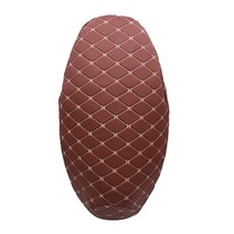 바이크 범용 오토바이 액세서리 가죽 시트 쿠션 커버 자외선 차단 방수 보호대 절연, 03 Red Humps Saddle