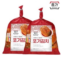 종가집 포기김치 8kg(4kg+4kg), 4kg+4kg, 1세