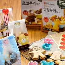 큐원 수제쿠키 DIY 세트31291574, 쿠키 포장세트 강아지 10세트, 쿠키 포장세트 강아지 10세트