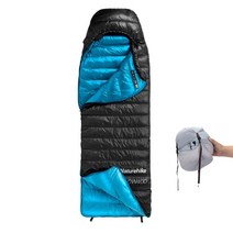 네이처하이크 하이킹 캠핑 구스 다운 초경량 페더 침낭 솔캠 슬리핑 백, I