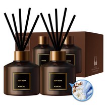 쿤달 퍼퓸 디퓨저 200ml 4종 택1, 소프트솝 (2개입)