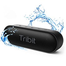 [2020년 최신형] Tribit XSound Go Bluetooth 스피커 IPX7 완전 방수 휴대용 스피커 24시간 연속 재생 Bluetooth5. 0 블루투스 스피커 TWS 대응 저음 강화내장 마이크 탑재 블랙