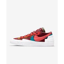 [국내매장판]나이키 운동화 사카이 sacai KAWS 블레이저 로우 팀레드 DM7901-600
