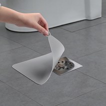 1+1 가엔가 20CM 매직 실리콘 화장실 욕실 하수구 배수구 덮개 트랩 악취 해충차단 캡 마개 매트, 화이트2개-MLFG04