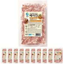 청정원 미리 잘려있어 편리한 베이컨 1kg 10봉지