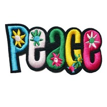 무대의상 드레스 제작 자수패치 모티브 레인보우 평화 사랑 꽃 수 놓은 패치 가방에 대 한 패브릭 배지에 바느질 다리미 청바지 모자 티셔츠 DIY Appliques Craft