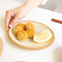 토판 쿠키 타원 접시 이천도자기 라자냐그릇 명품 도자기공방 그라탕그릇 예쁜, 베이지