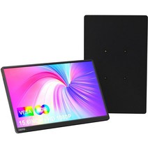 NIUTO 노트북용 휴대용 모니터 15.6인치 1080p IPS 72sRGB FHD FreeSync HDMI 또는 USB C 컴퓨터 VESA 디스플레이 여행 화면 미니 맥북 안드로, 15.6inch