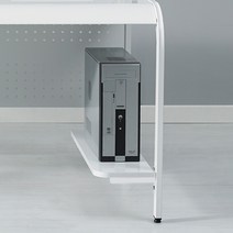 누마 델타B형 게이밍 컴퓨터 책상, 본체 받침대 화이트