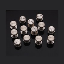 스테인레스 스틸 플랫 스터드 시카고 벨트 나사 리벳 스터드 가죽 공예직경 810MM34567891012mm5 피스, 01 Head Diameter 10MM_09 12mm