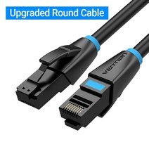 네트워크 모니터링 테스트기 Vention-Cat6 이더넷 케이블 RJ45 Cat6 랜 UTP RJ 45 네트워크 패치 노트북 라우터 코드, 12 25m, 05 Upgraded Round Cable