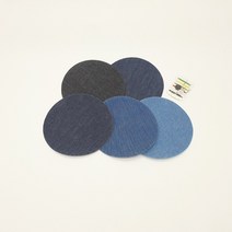 대님 청바지 수선패치 원형