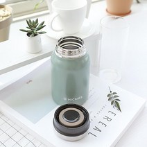 남편도시락추천 스텐 보온죽통 캠핑물벙 등산 물통 텀블러단체주문 독서실 오피스, 블루