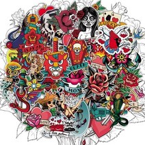 타투팔걸이 타투체어 타투의자 타투베드 50100pcs 레트로 올드 스쿨 문신 스타일, 100개