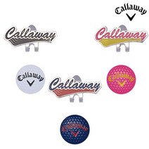 캘러웨이 정품 2022 로고 골프 볼마커, 화이트